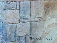 レストラン外装を大理石の擬岩で装飾した画像